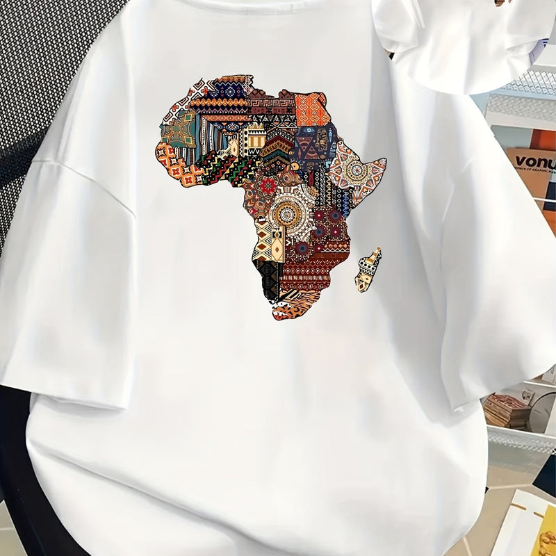 Women’s Clothing Print Tshirt Short Sleeve Crew Neck .