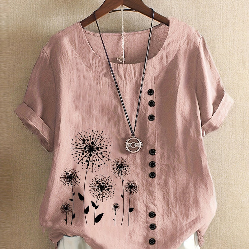 Women’s Casual Short Sleeve T-Shirt.