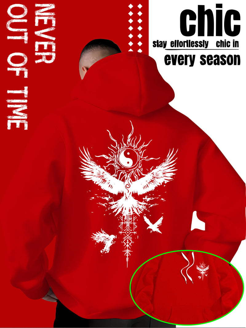 Men's Hooded Sweatshirt.