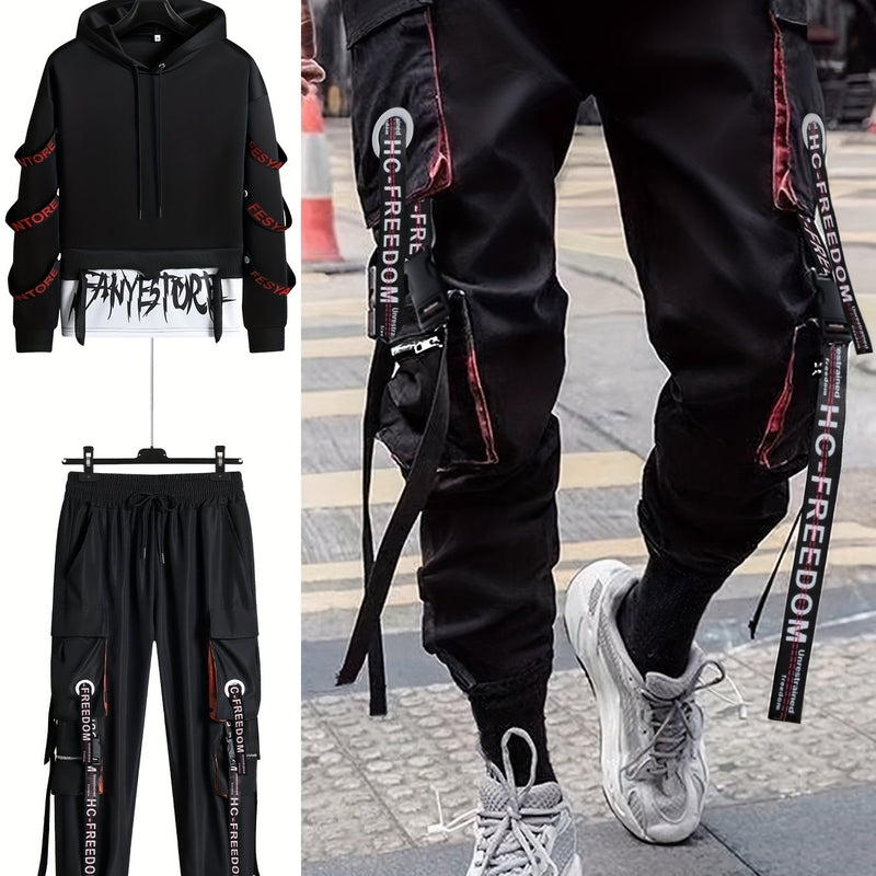 Men'S Casual Sports Outfit for Autumn And Winter.