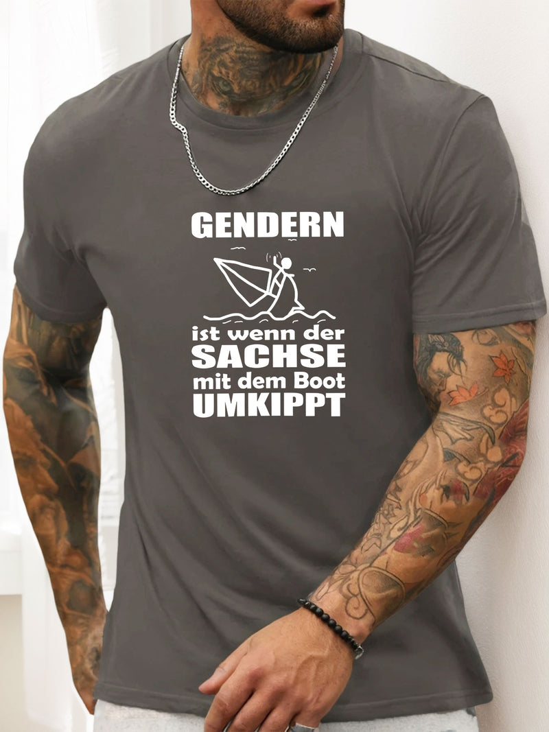 Men's Summer Casual Short-Sleeve T-Shirt.