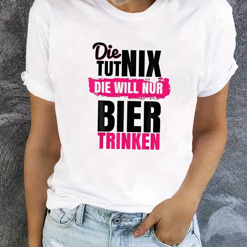 Women's Funny German Quote T-Shirt.