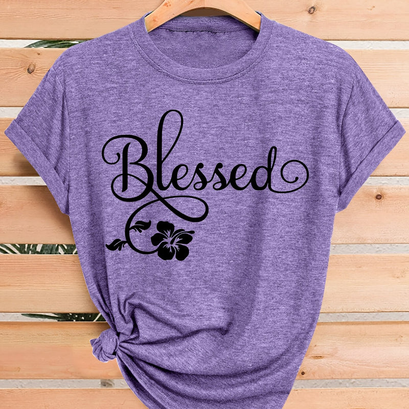 Women's Casual Short Sleeve T-Shirt.