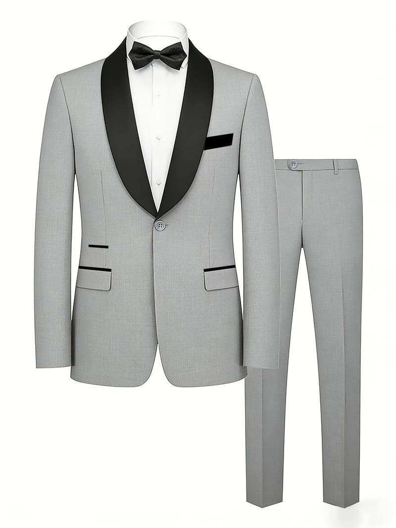Men'S Premium Two-Piece Suit, Plus-Size Suit Set with Pants.