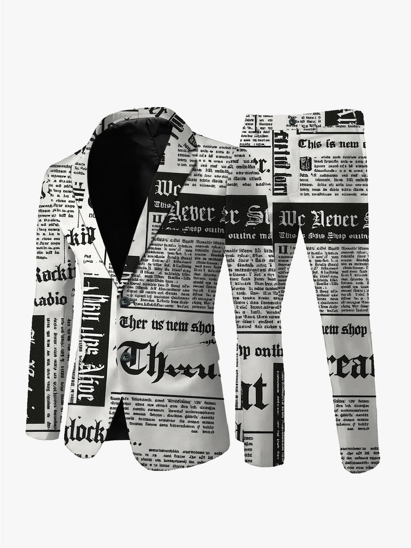 Men'S Suit Set with a Combination of Suit And Trousers Classic.