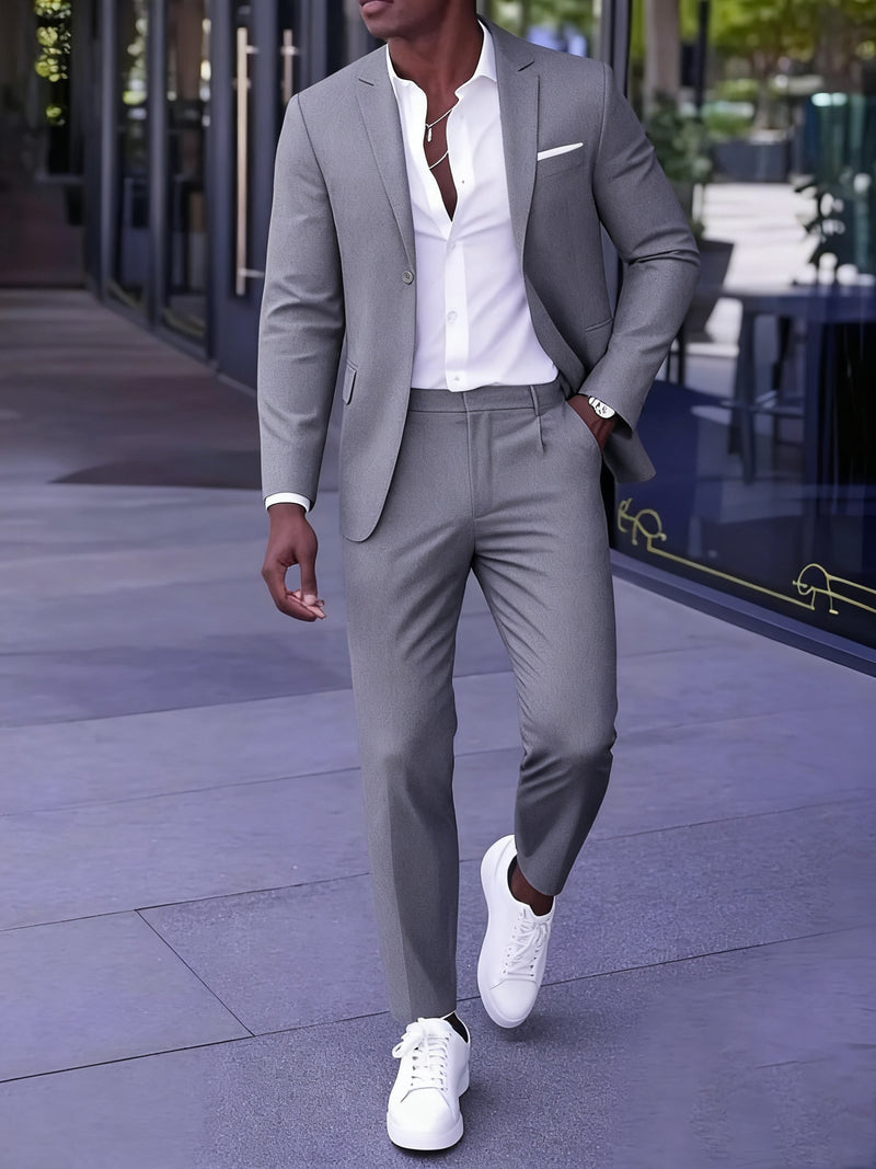 Men’s 2pcs Classic Suit Set.