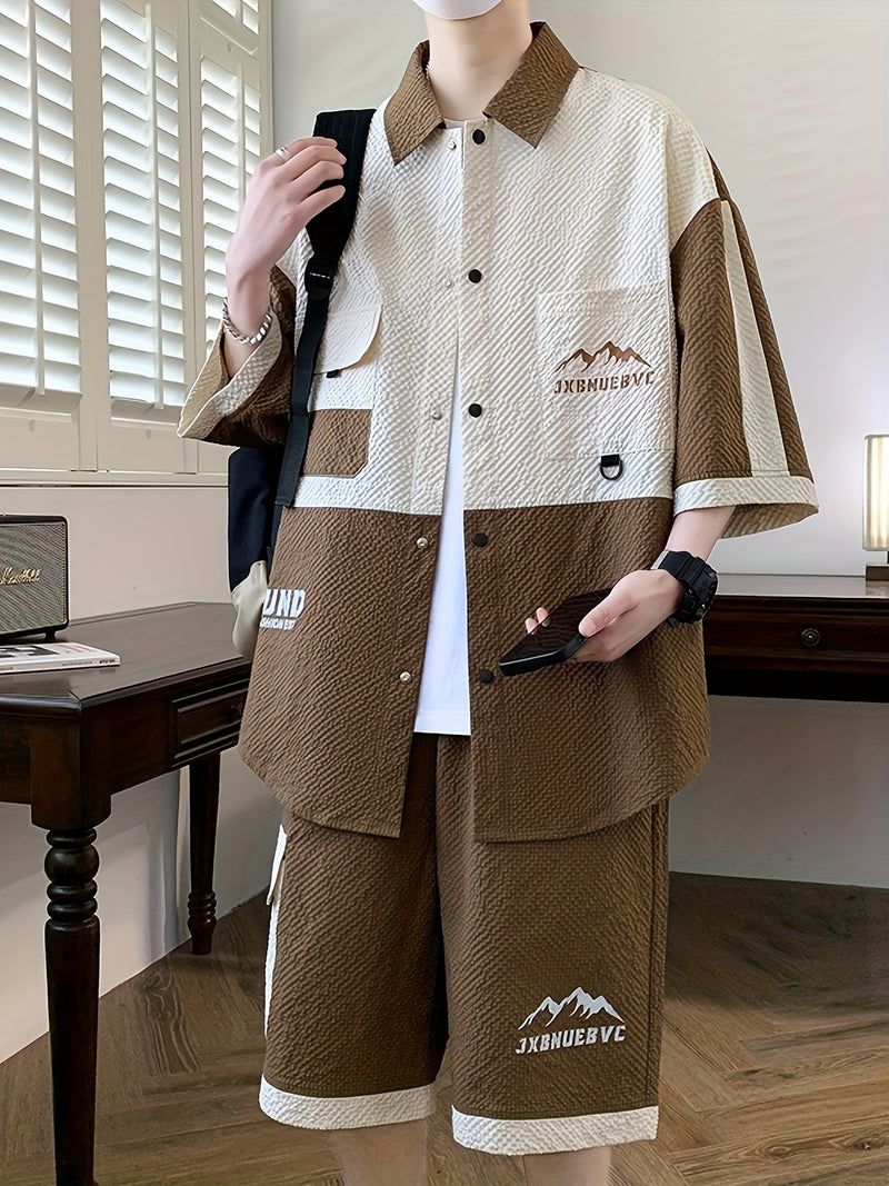 Men's Casual Two-Piece Set for Summer.