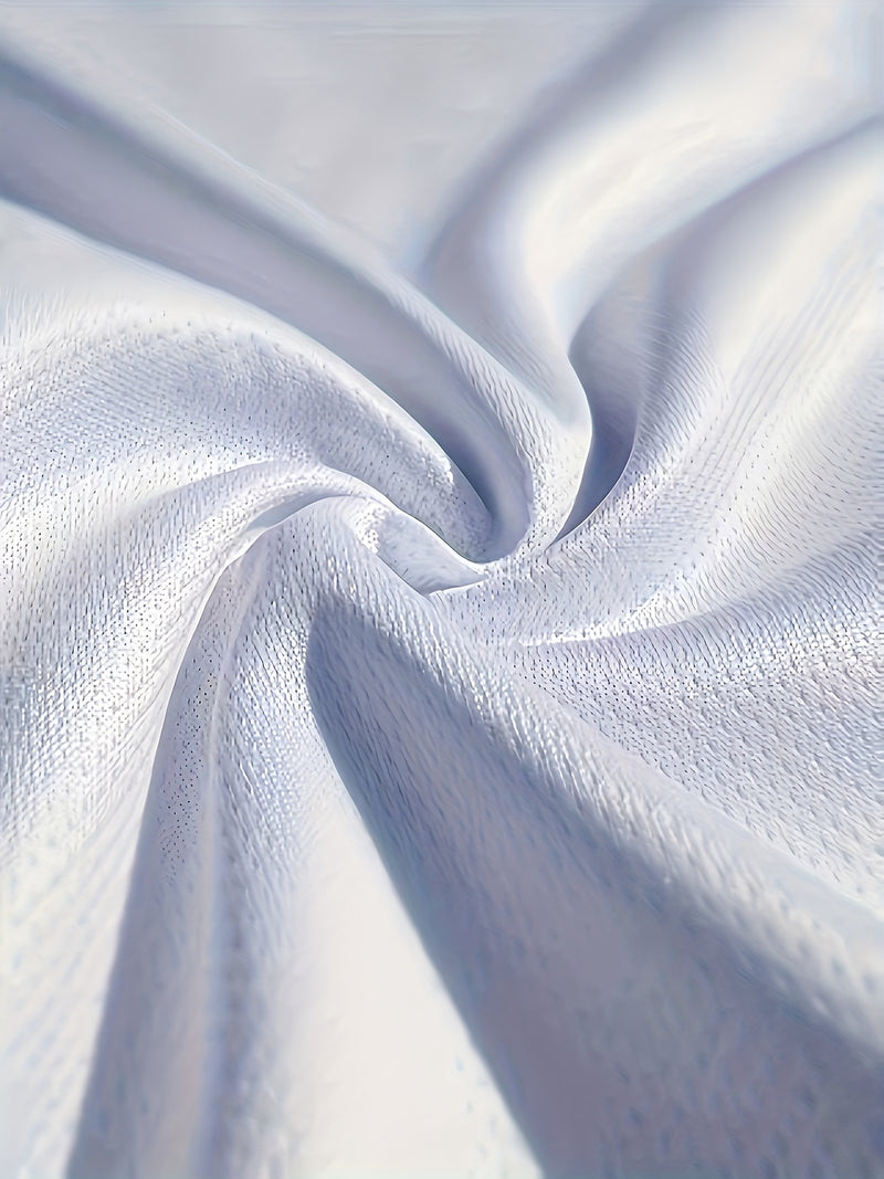 1 Set of 2pcs Men's Casual Outfit, Round-neck T-shirt + Shorts Set.