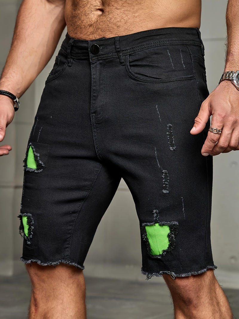 Men's Denim Shorts.