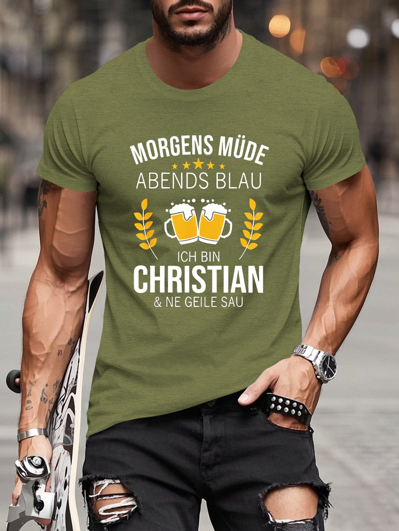 Men's Short Sleeve T-Shirt for Summer.