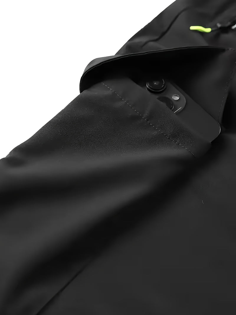 Men's Heavy-Duty Work Pants with Zipper Pockets.