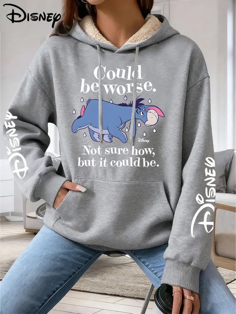 Women's Hooded Pocket Sweatshirt.