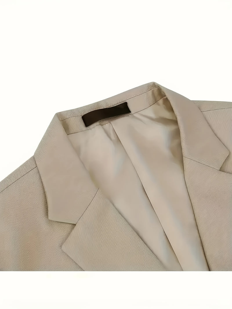 Men'S 2pcs Suit, Including a Blazer And Trousers, Stylish And High-Quality.