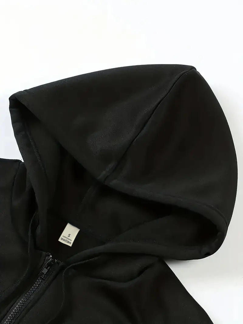 Women'S Cozy Fleece Hoodie with Adorable Puppy Graphic.