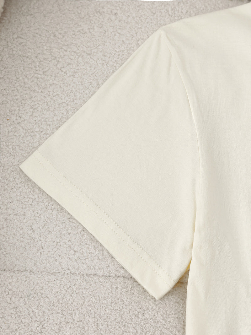 Women's Casual Top Hand-Painted Style.