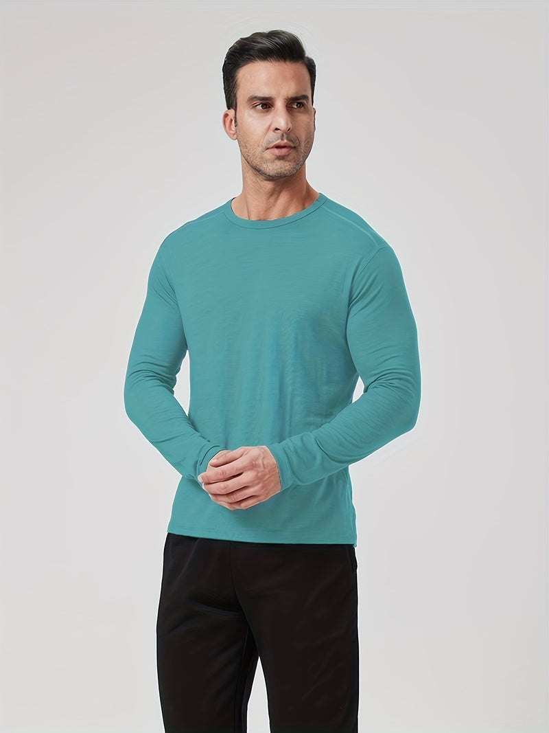 Men's Outdoor Quick-Dry Base Layer for Running, Made of Velvet Velvet.