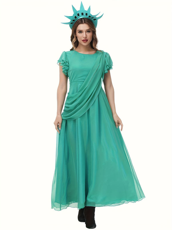 Women's Statue of Liberty Party Dress.