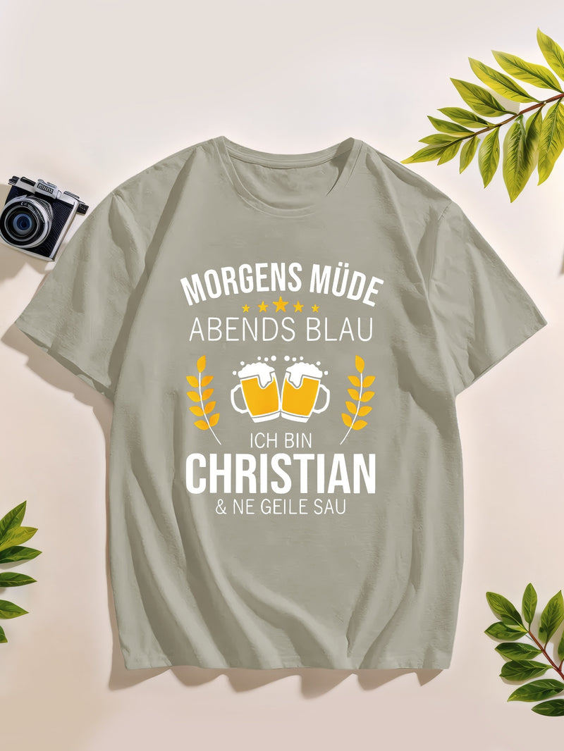 Men's Short Sleeve T-Shirt for Summer.