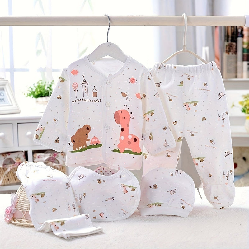 Newborn Baby Clothing Underwear Set Newborn Baby Going Out Suit 0-3 Months.