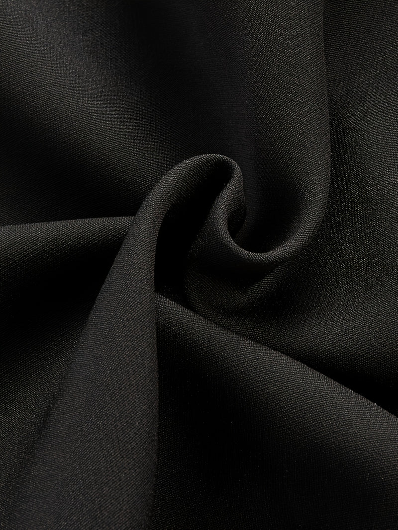 Men's Elegant 2pcs Shirt Set, Embroidered, Round Neck.