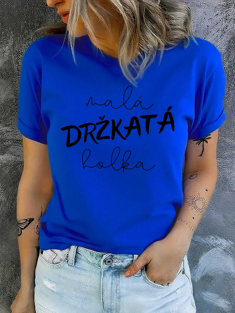 Women's T-Shirt with Short Sleeves.
