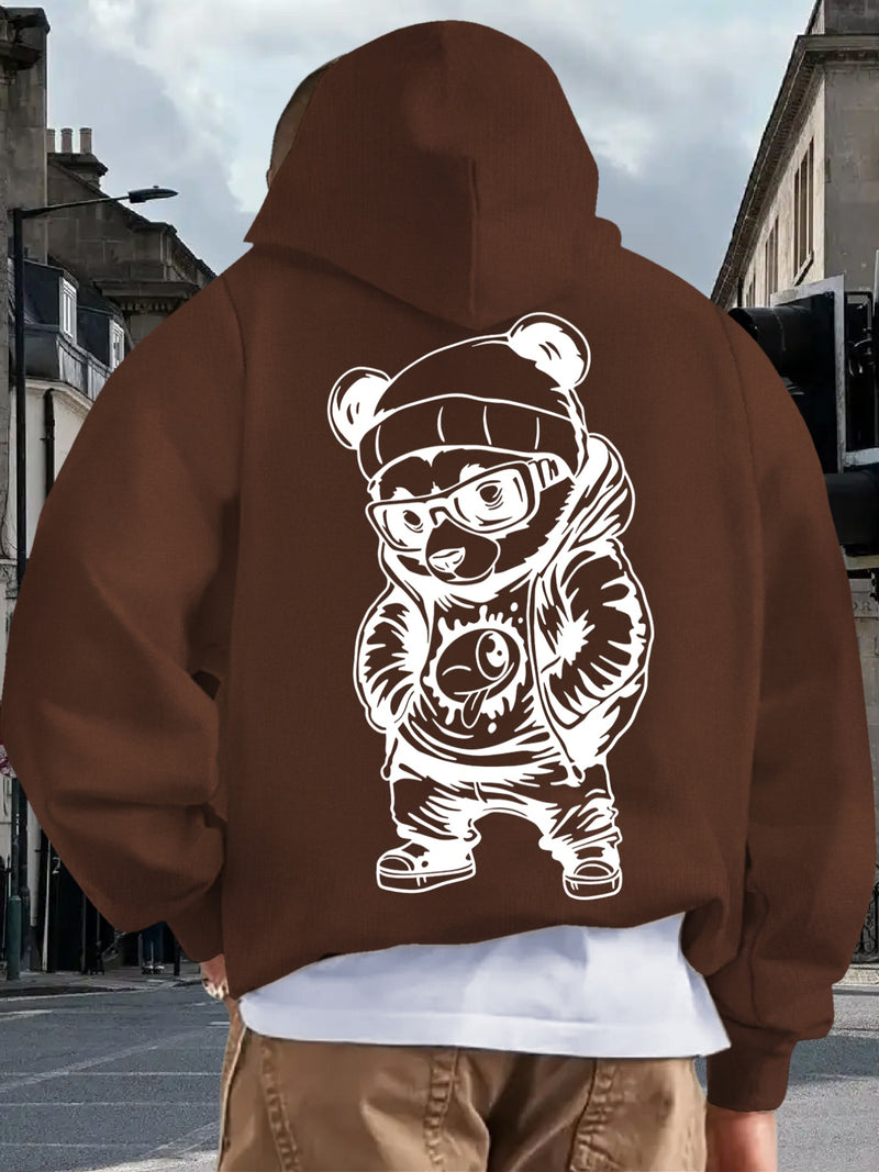 Men's Casual Hooded Sweatshirt.