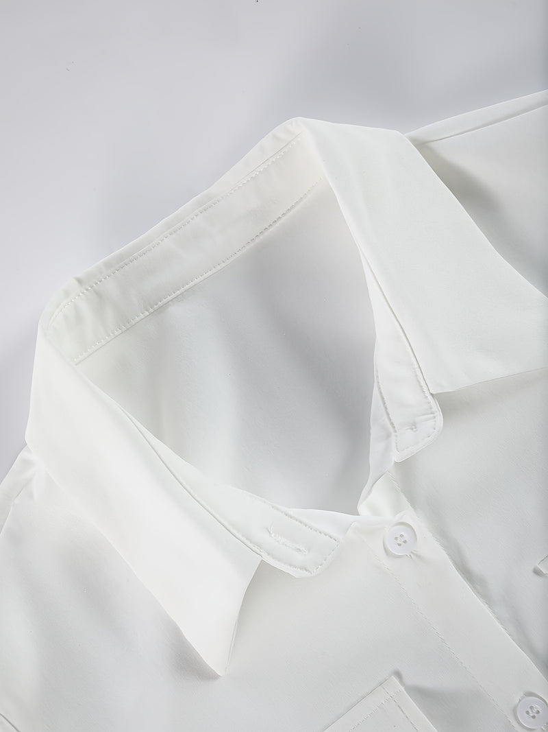 Women's Elegant and Stylish Casual Commuter Color-Matching Outfit Set.