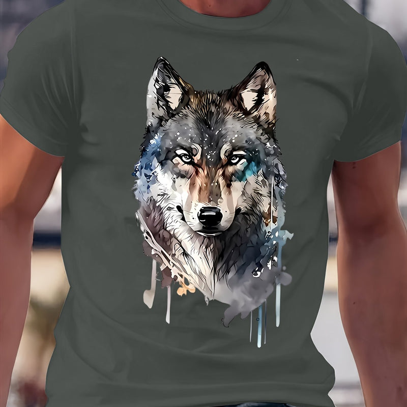 Men's Casual Trendy Street Sports Short-Sleeve T-Shirt, New Summer Style.