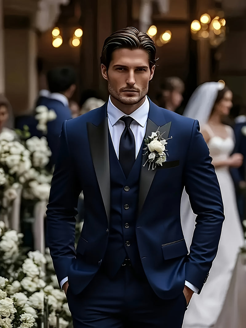 A Men's Three-Piece Suit, Consisting of a Blazer.