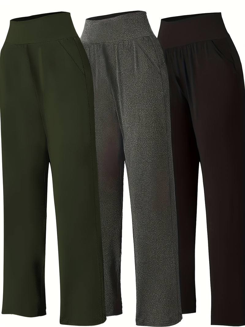 Three Pieces of Women's Fashion Pants.