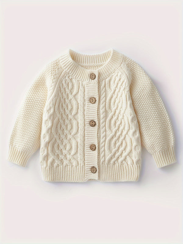 Boys And Girls Toddler Knitted Cardigan Sweater.