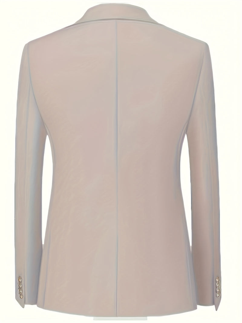 Men'S Premium Two-Piece Suit - Tailored Business Casual Blazer And Trousers.