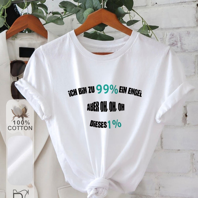 Women’s graphic print t-shirt.