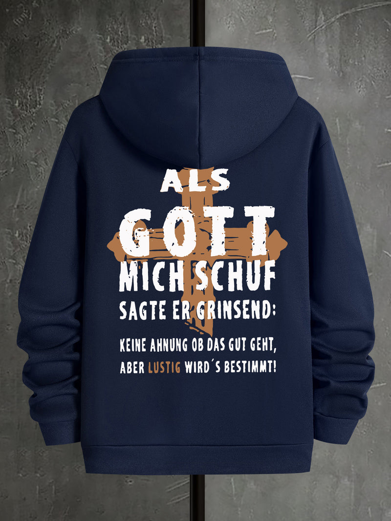 Men's Hooded Sweatshirt New Print Hoodie.