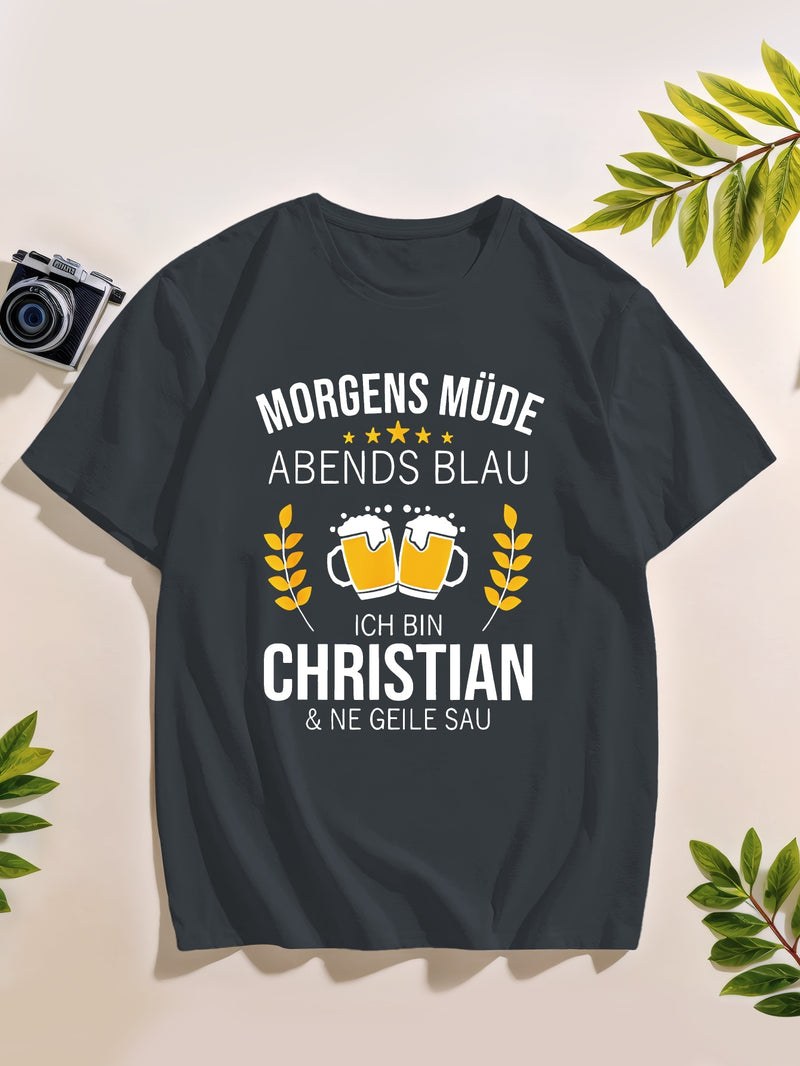 Men's Short Sleeve T-Shirt for Summer.