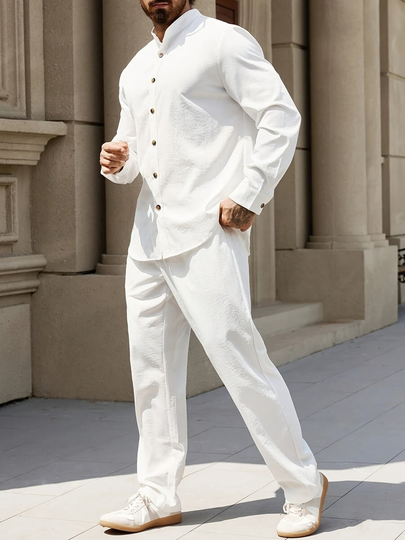 A Versatile Two-Piece Set for Men.