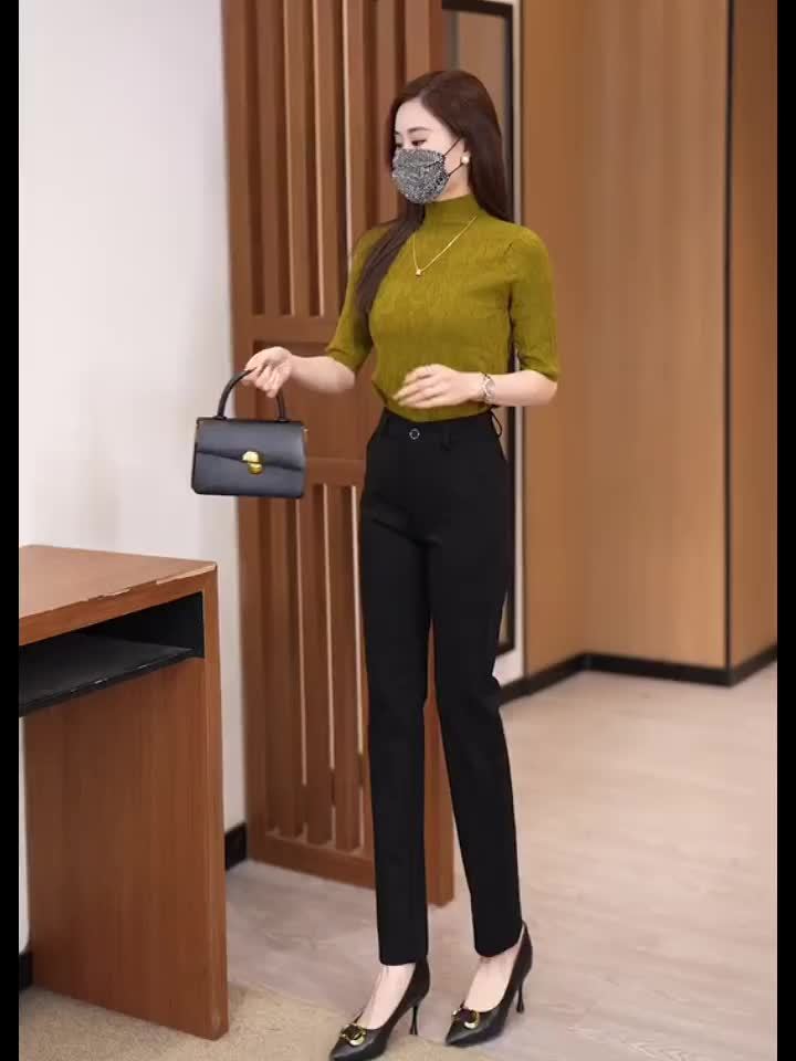 Women's Outer Wear Suit Pants for Spring/Autumn.
