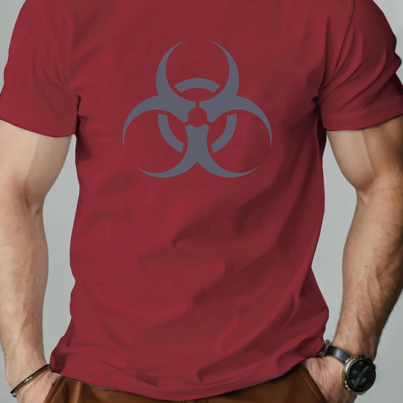 Men's Casual Crew Neck Short Sleeve T-Shirt.