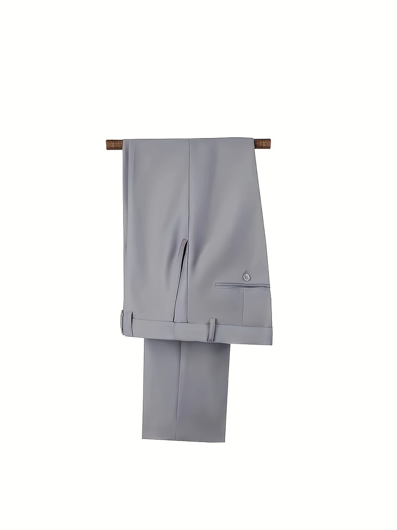 Men's 3pcs Suit Set, Blazer + Vest + Trousers, Groomsmen Business.