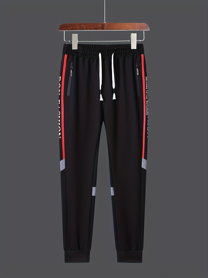 2pcs Men's -Lined Thickened Winter Jacket and Pants Set.