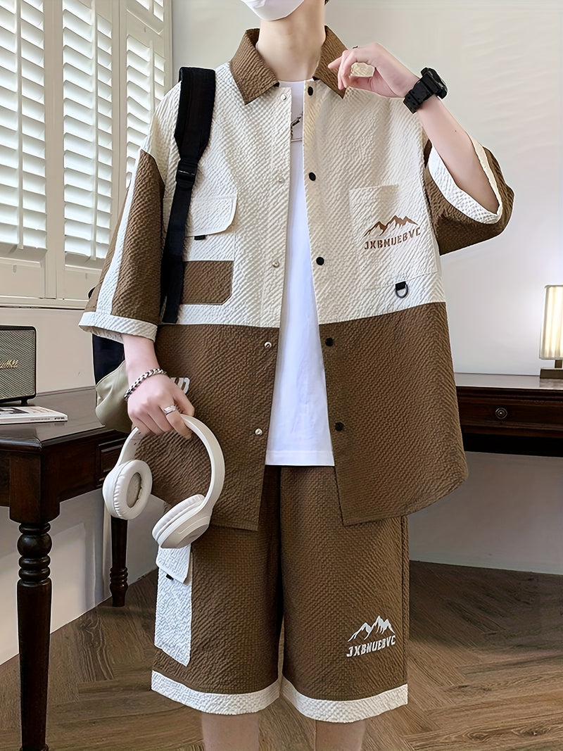 Men's Casual Two-Piece Set for Summer.