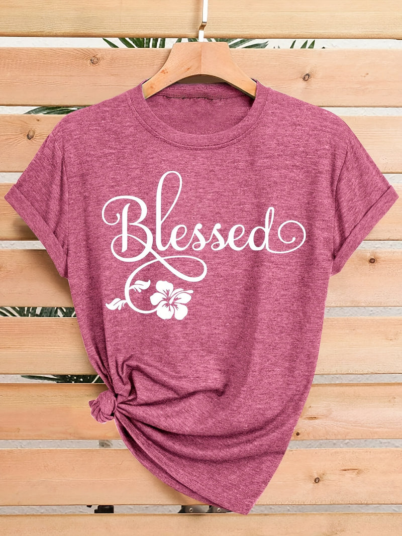 Women's Casual Short Sleeve T-Shirt.