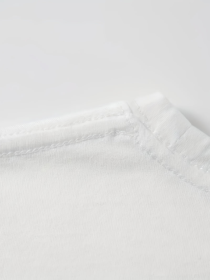 Women's "Leopard-print Heart" Graphic Print T-Shirt.