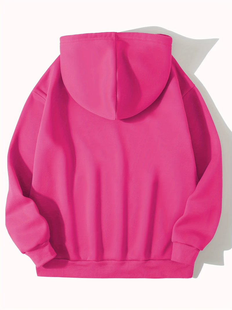 Women's casual hoodie for swear. Fall/winter style with long sleeves.