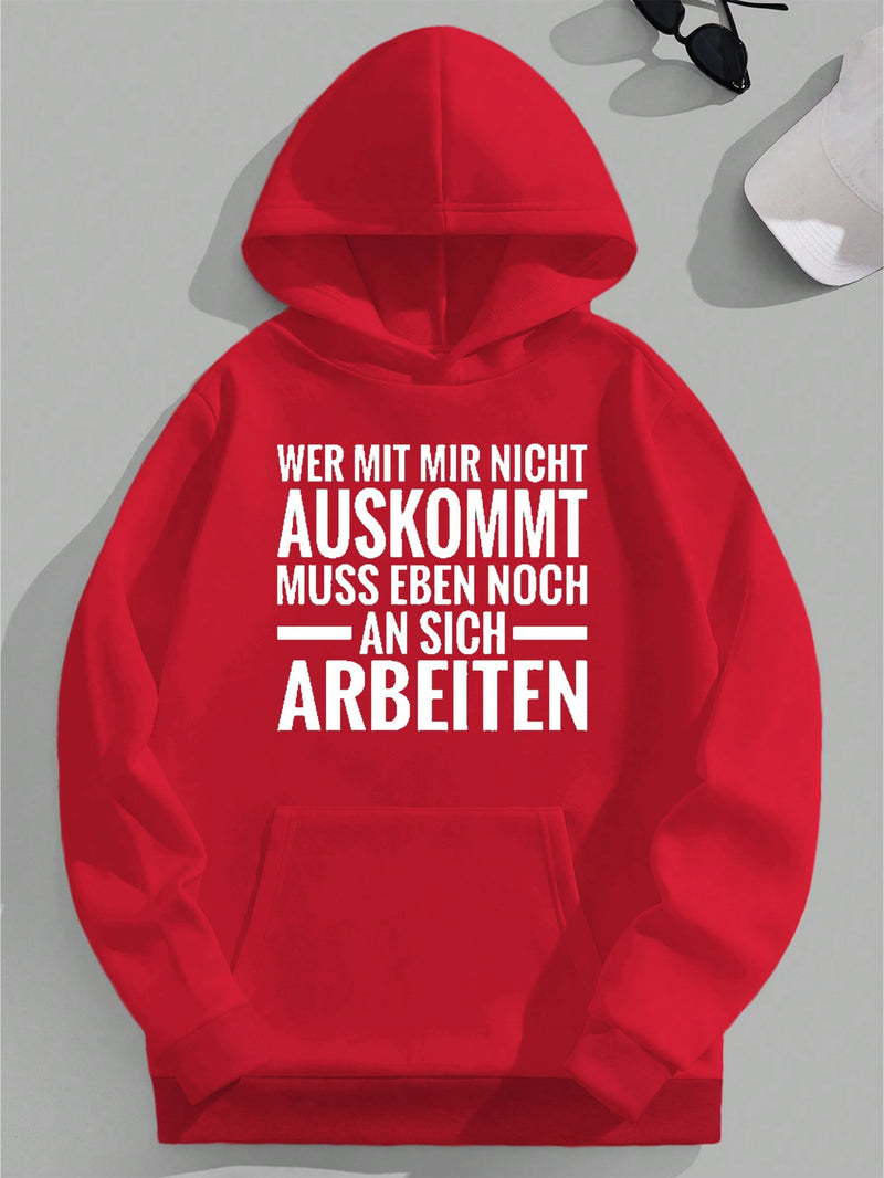 Men's Hooded Sweatshirt.