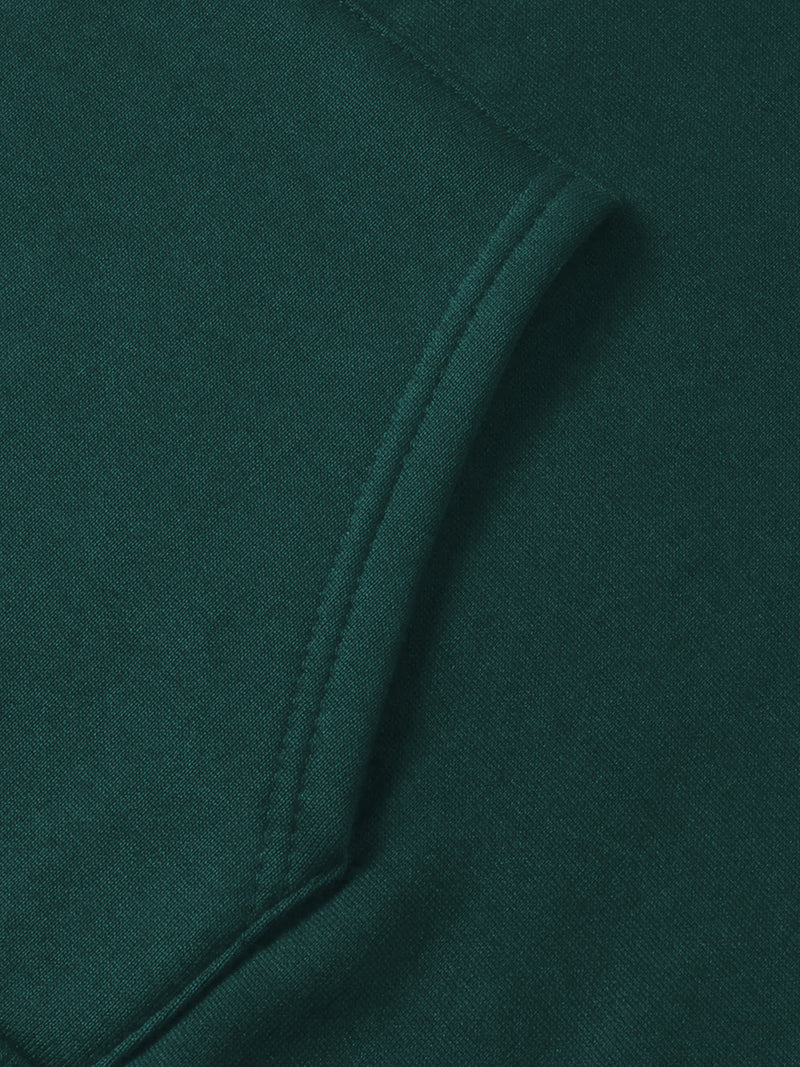 Men's Casual Versatile -Lined Hooded Sweatshirt with British Flag Print.