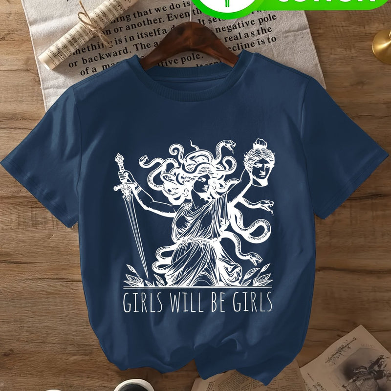 Women’s Short-Sleeve Round Neck T-Shirt.