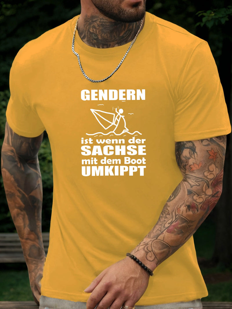 Men's Summer Casual Short-Sleeve T-Shirt.