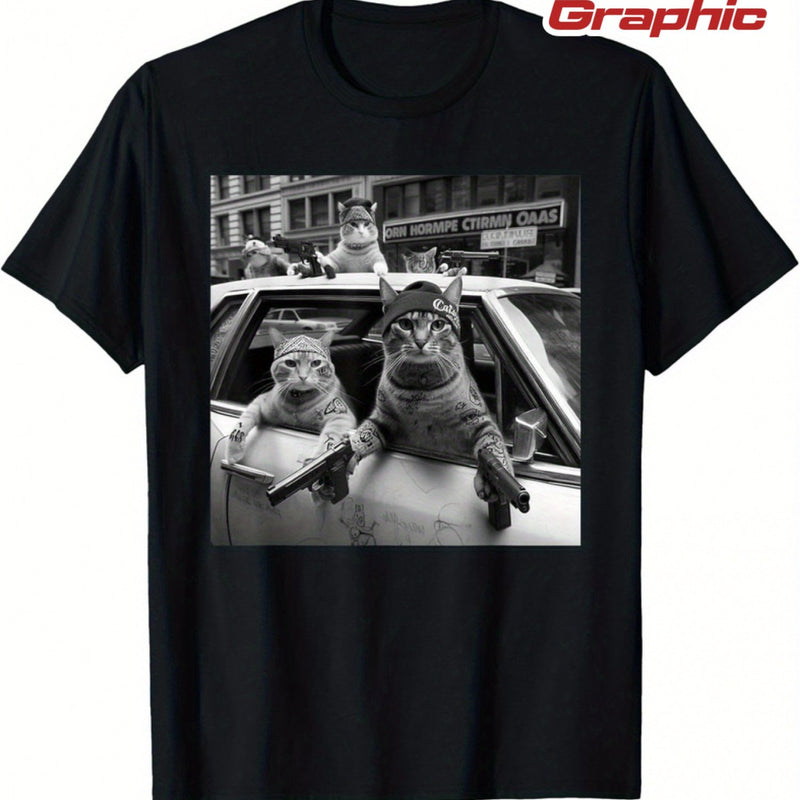 Men’s Black Crewneck Shirt.