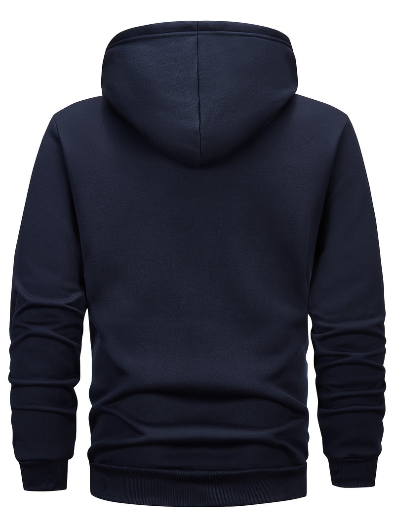 2pcs Men's Hooded Long-Sleeve Sweatshirt.